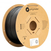 فیلامنت PolyTerra PLA مات رنگ مشکی ذغالی برند پلی میکر قطر 1.75 میلیمتر وزن 3 کیلوگرم